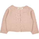 Baby Girl - Cropped Cardigan in 100% Royal Alpaca