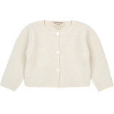 Cashmirino Off White Baby Girl Royal Alpaca Cropped Cardigan