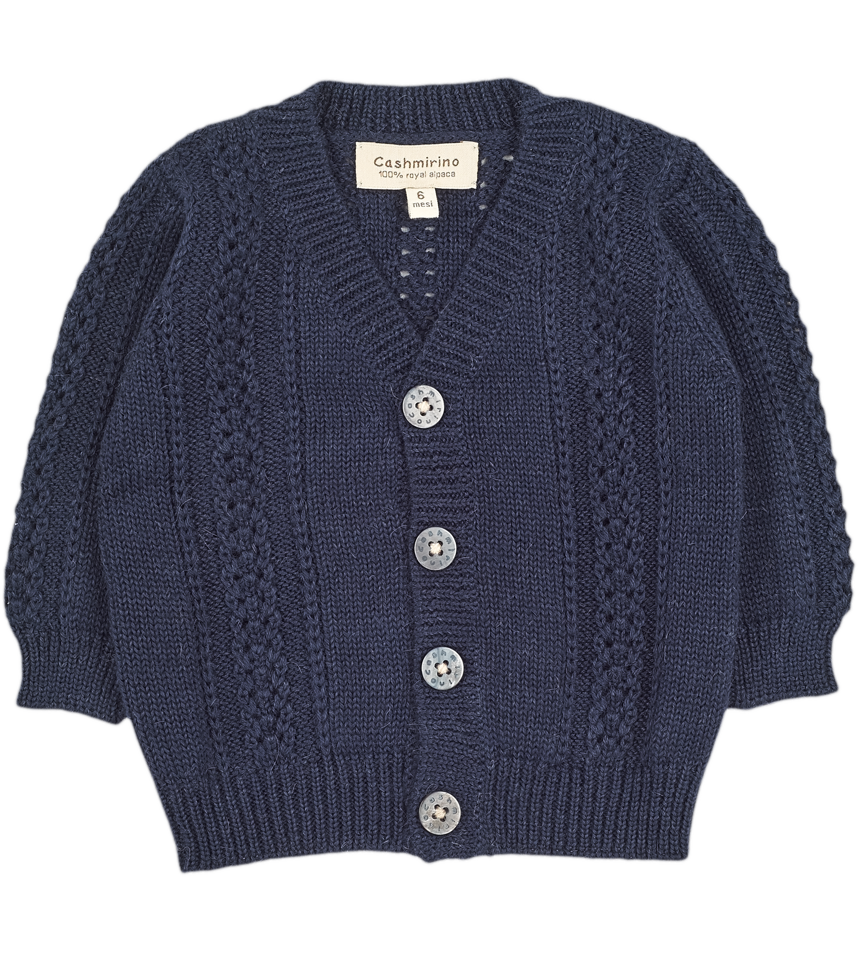 Baby Boy - Hudson 100% Royal Alpaca Cardigan