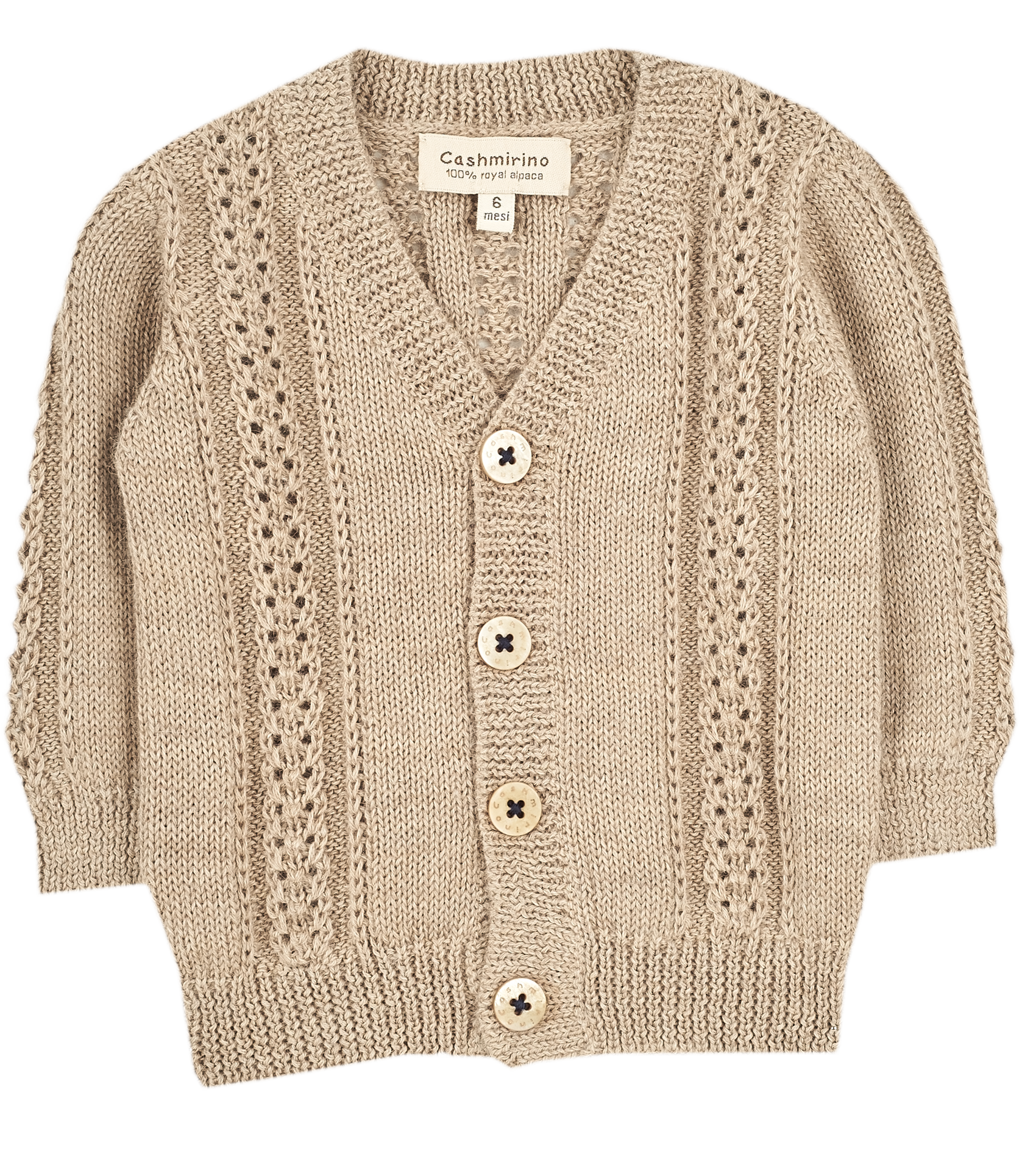 Baby Boy - Hudson 100% Royal Alpaca Cardigan