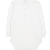Baby Girl - Rebecca Long-Sleeved Bodysuit with Rose Embroidered Collar