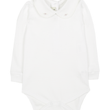 Baby Girl - Rebecca Long-Sleeved Bodysuit with Rose Embroidered Collar