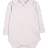 Baby Girl - Isla Long-Sleeved Bodysuit with Rose Embroidered Collar
