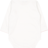 Baby Girl - Ica Bodysuit in 100% Pima Cotton with Hand-Embroidered Bear
