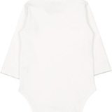 Baby Girl - Ica Bodysuit in 100% Pima Cotton with Hand-Embroidered Bear