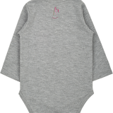Baby Girl - “Perfect” Long Sleeve Bodysuit – 100% Pima Cotton with Illustrated Detail