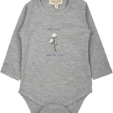 Baby Girl - “Stay Cool” Long Sleeve Bodysuit – 100% Pima Cotton with Illustrated Motif