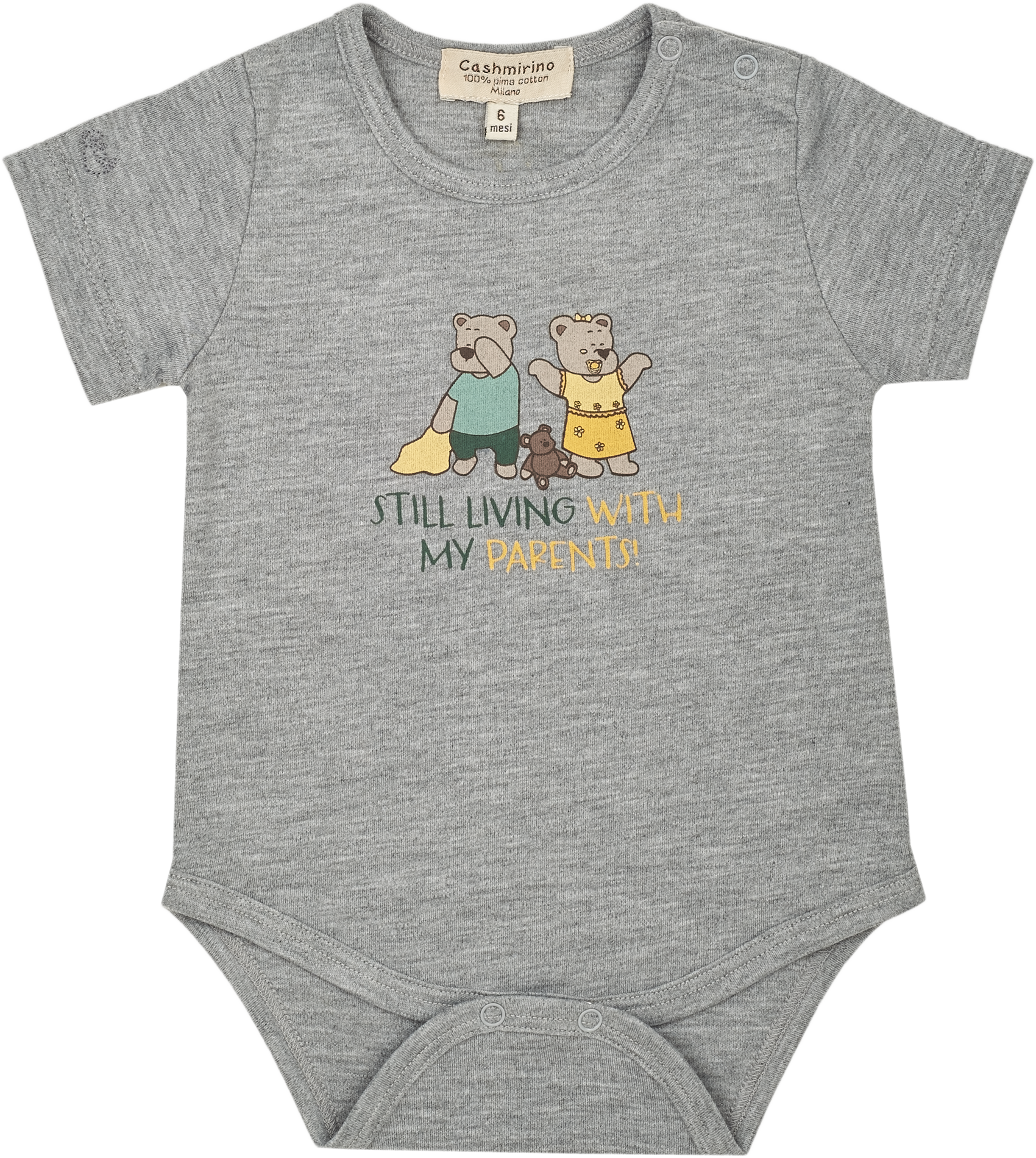 Baby Boy - Spoiled Twins 100% Pima Cotton short sleeve printed bodysuit