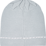 Baby Boy - Georgey Cotton Hat With Contrasting Borders And Crochet Detail