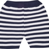 Baby Boy - Matthew Cotton V-neck Blazer And Striped Shorts With Elasticated Waist Set