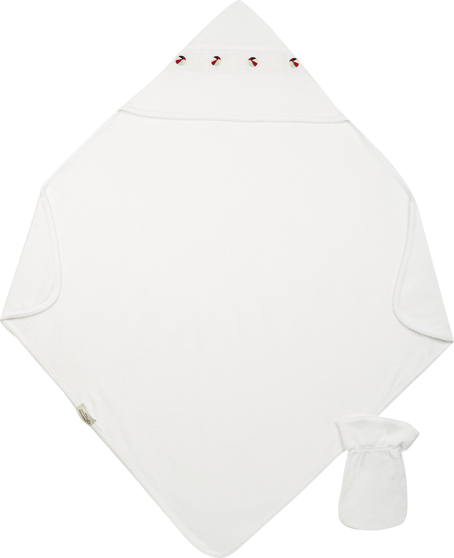 Baby Boy - Matteo 100% Cotton Hooded Towel With Wash Mitt