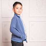 Boy - Jorge 100% Cashmere High Neck Cardigan