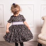 Girl - Josephine Cotton Knee Length Smocked Dress