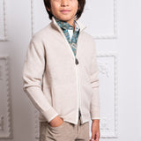Boy - Jorge 100% Cashmere High Neck Cardigan