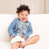 Boy - Oliver 100% Cotton Classic Collar Shirt With Animal Prints