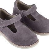 Mimi Girl – Suede Mary Jane Shoes with Cut-Out Inserts