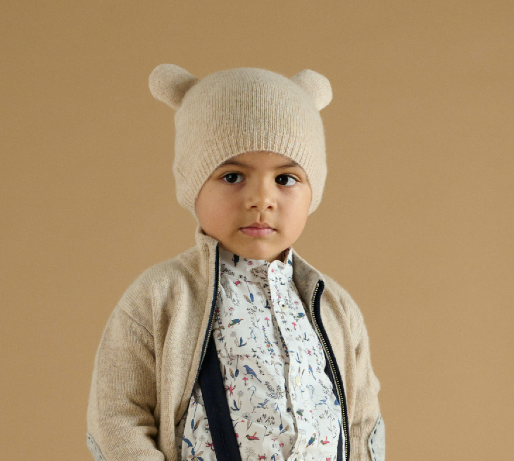 Unisex - Teddy 100% Cashmere Teddy Bear Hat