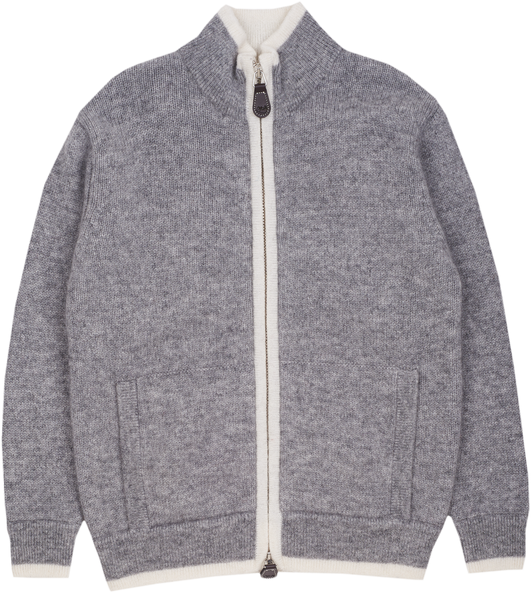 Boy - Jorge 100% Cashmere High Neck Cardigan