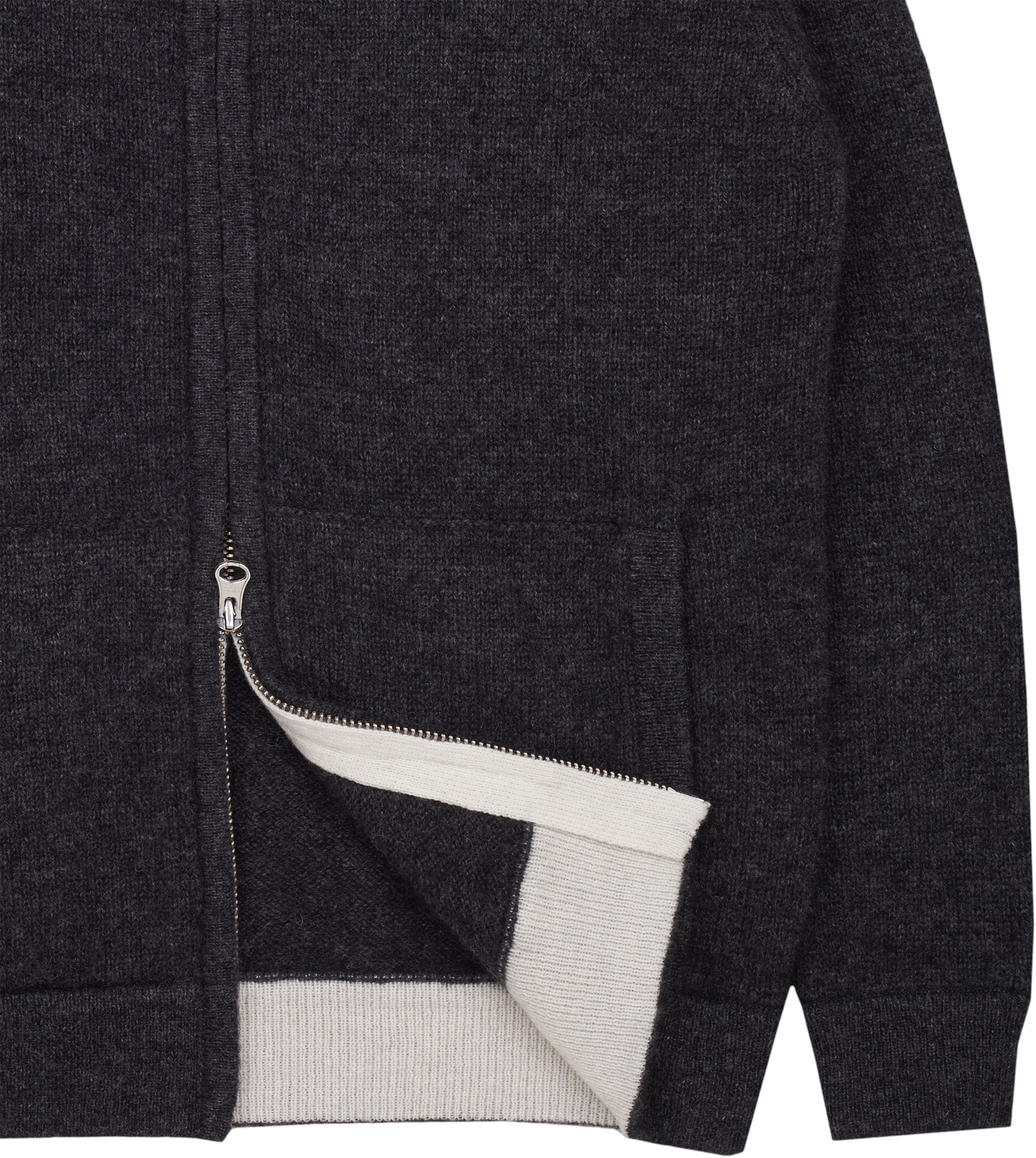 Boy - Alex 100% Cashmere High Neck Cardigan