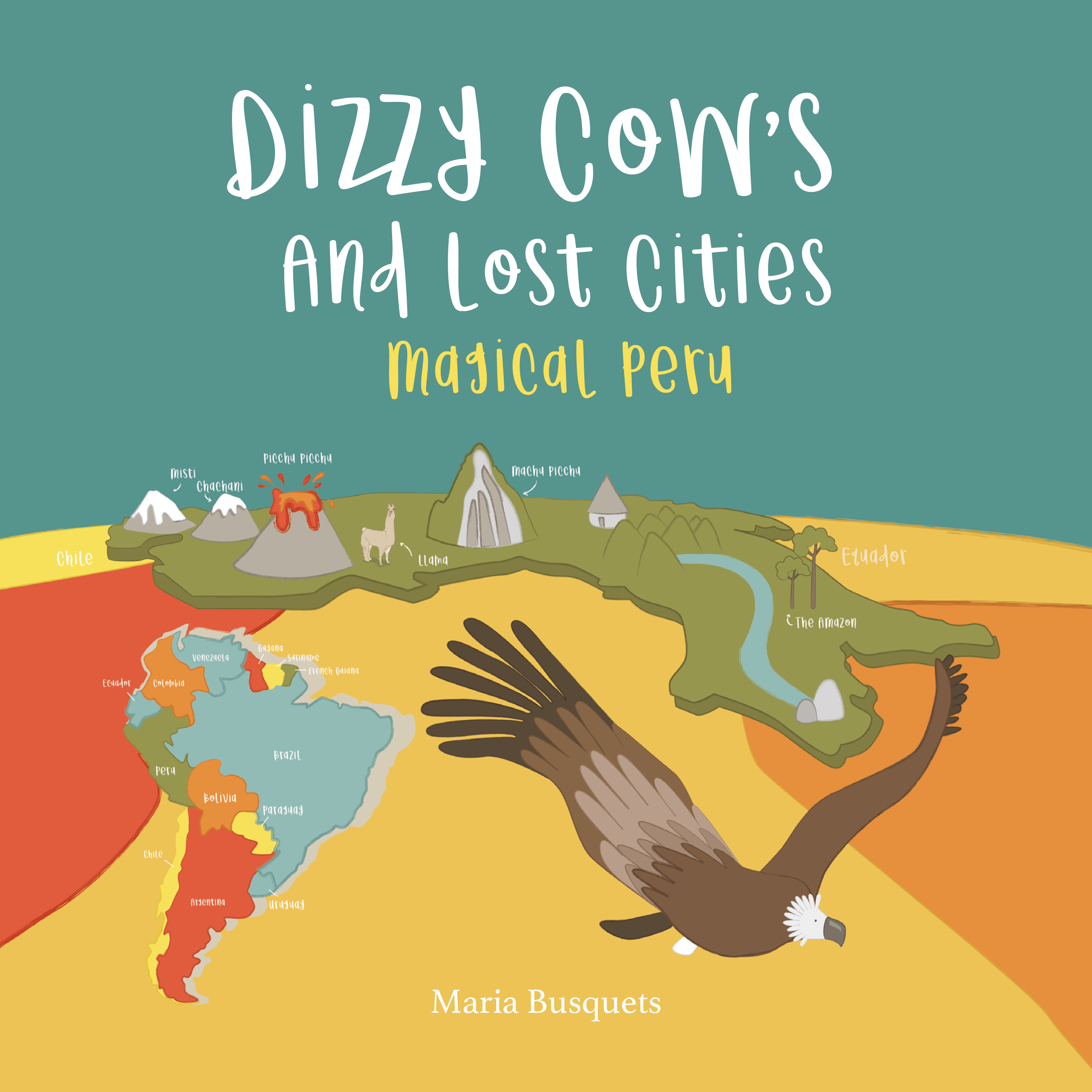 Children's Book - Dizzy Cows And Lost Cities - Picture Book