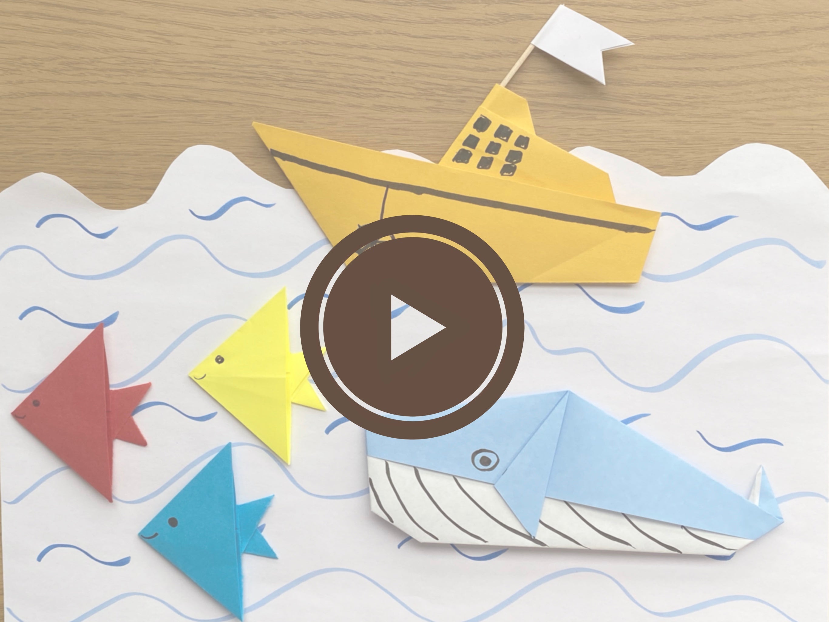 #StayHome #WithMe #WithCashmirino - DIY Ocean Paper Craft