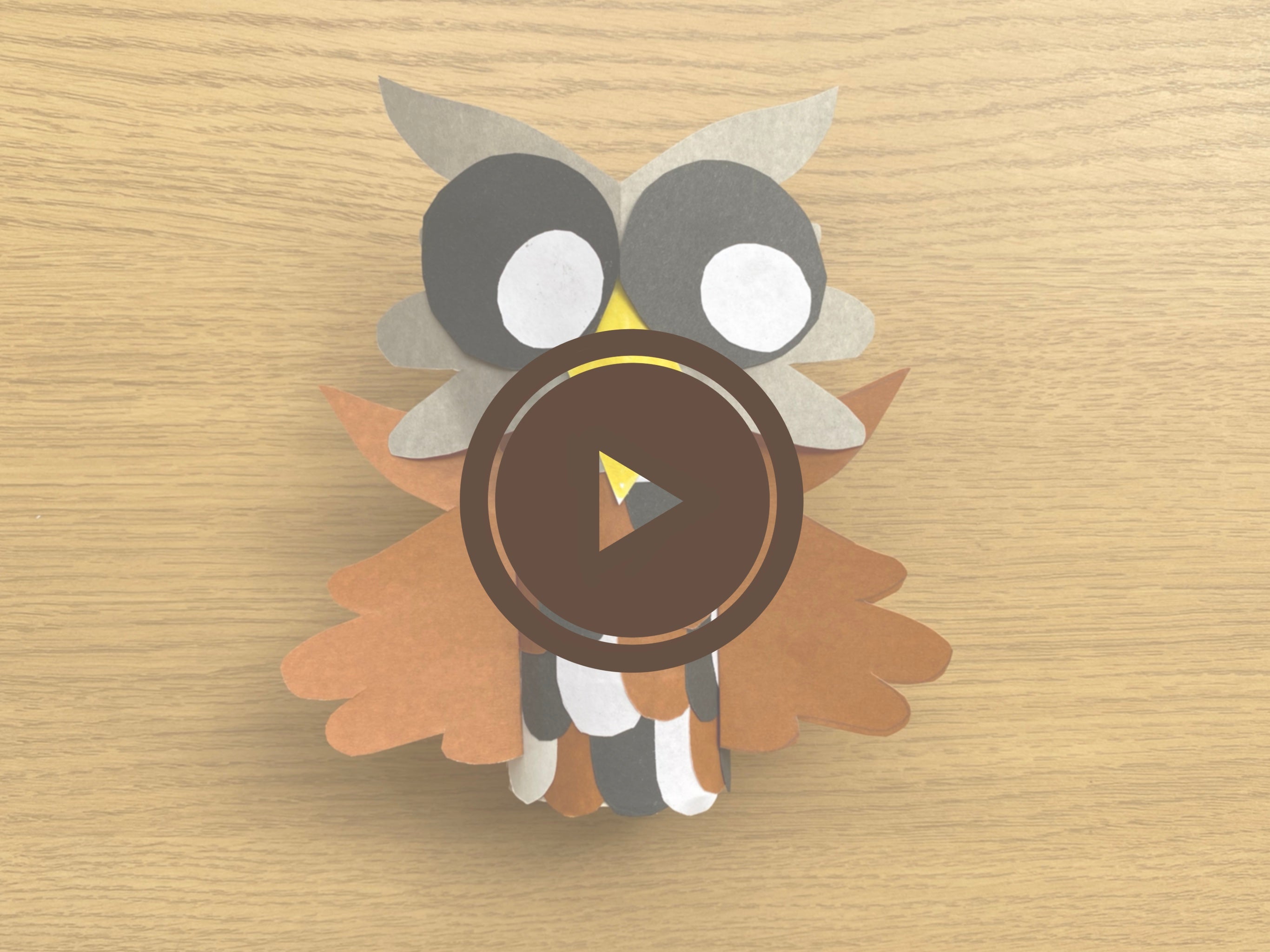 DIY Paper Owl