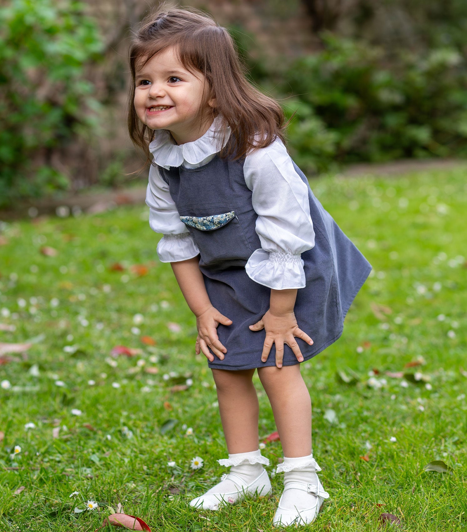 Embroidered Cotton Dress for Girls – Liberty Print – Summer Outfit | Cashmirino