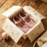 Girl - Lily Rose Suede Ballerina Shoes