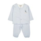 Baby Boy - Wilson Cardigan and Leggings Set in 100% Pima Cotton with Teddy Emblem