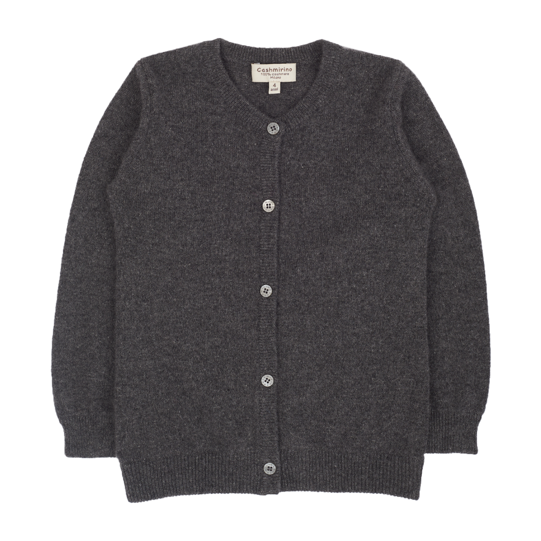 Girl - Sofi 100% Cashmere Everyday Cardigan 2 to 6 Years in Neutral Colours