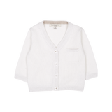 Baby Boy - Marvin Cotton V-neck Cardigan and Round Neck Romper Set