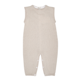 Baby Boy - Marvin Cotton V-neck Cardigan and Round Neck Romper Set