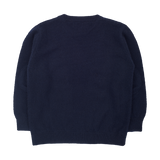 Boy - Cashmere Round Neck Jumper with Elbow Patches