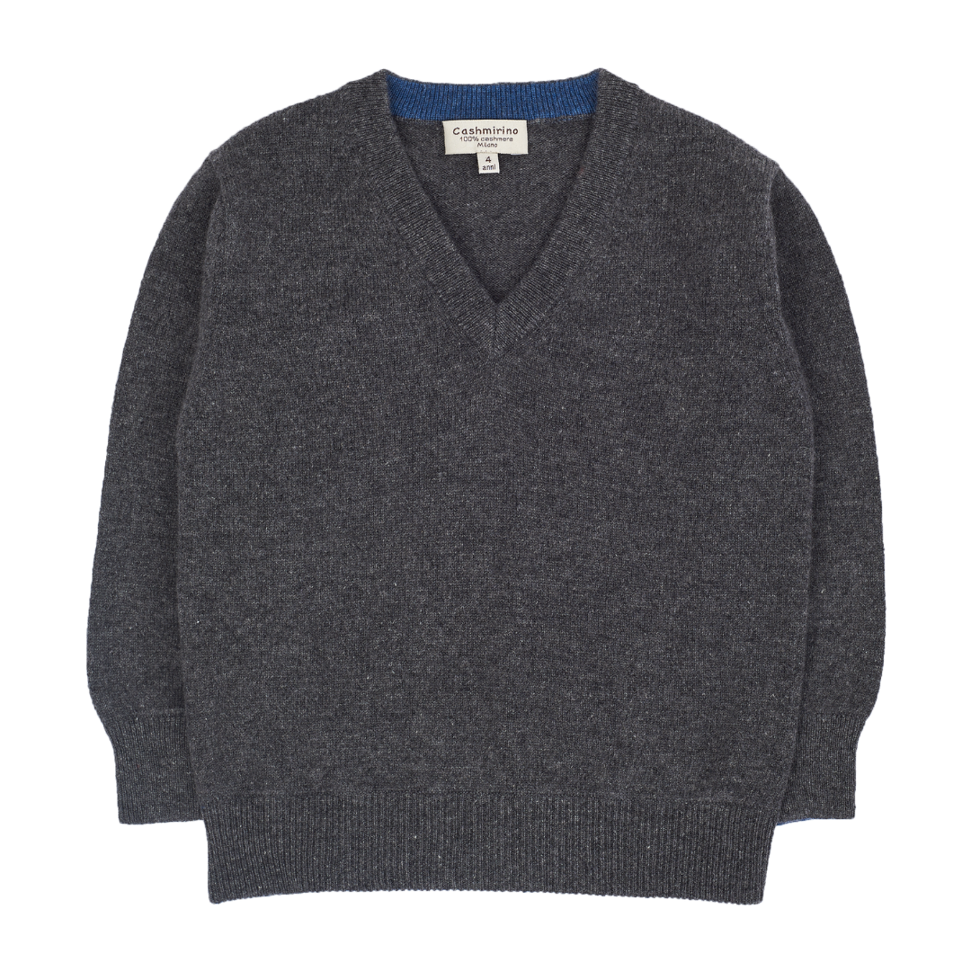 Boy - Vittorio 100% Cashmere V-Neck Jumper