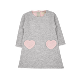 Baby Girl - Maya 100% Cashmere Knee Length Dress
