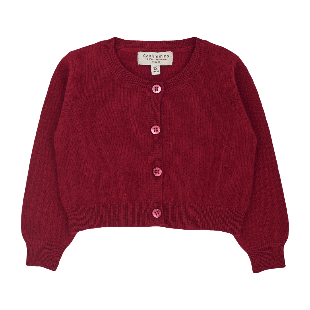 Baby Girl - Silvie Classic Shrug in 100% Mongolian Cashmere – For Ages 12-18 Months