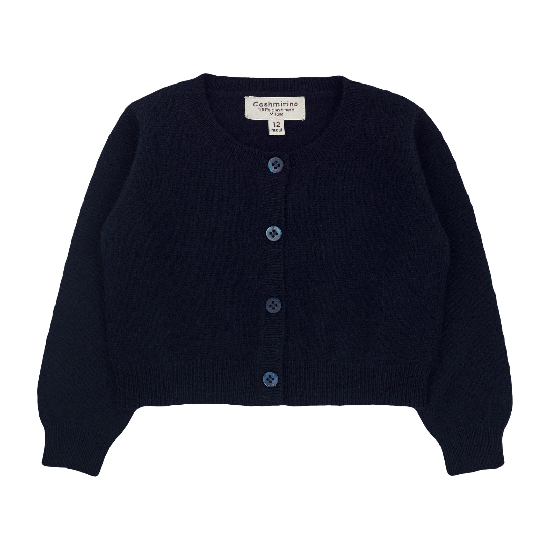 Baby Girl - Silvie Classic Shrug in 100% Mongolian Cashmere – For Ages 12-18 Months