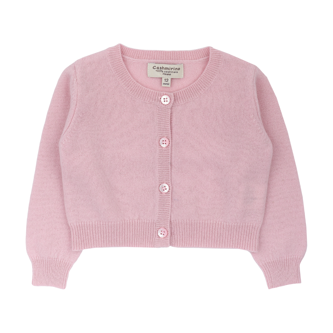Baby Girl - Silvie Classic Shrug in 100% Mongolian Cashmere – For Ages 12-18 Months
