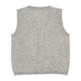 Boy - Benjamin 100% Sleeveless Cashmere Cardigan with Pocket