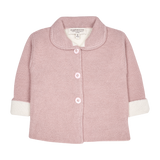 Baby Girl - Harper Royal Alpaca Coat Cardigan with Peter Pan Collar