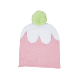 Baby Girl - Cotton Pudding Hat With Pom-Pom