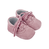 Baby Girl - Lila Suede Ribbon Boots