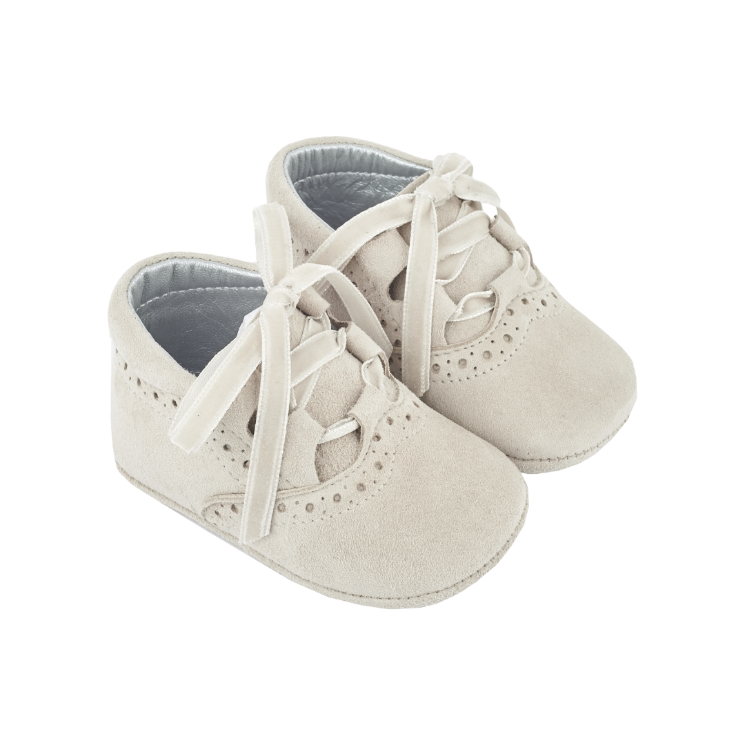 Baby Girl - Lila Suede Ribbon Boots