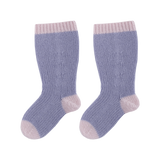 Baby Girl - Reagan Cashmere Baby Socks – Contrast Detail