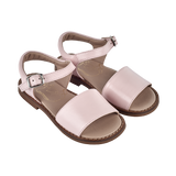 Girl - Leather Classic Sandals With Ankle Strap