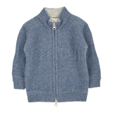 Baby Boy - Emanuele 100% Cashmere High Neck Cardigan