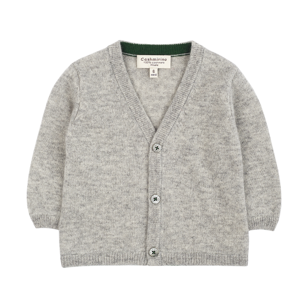 Baby Boy - Victor 100% Cashmere V-Neck Cardigan