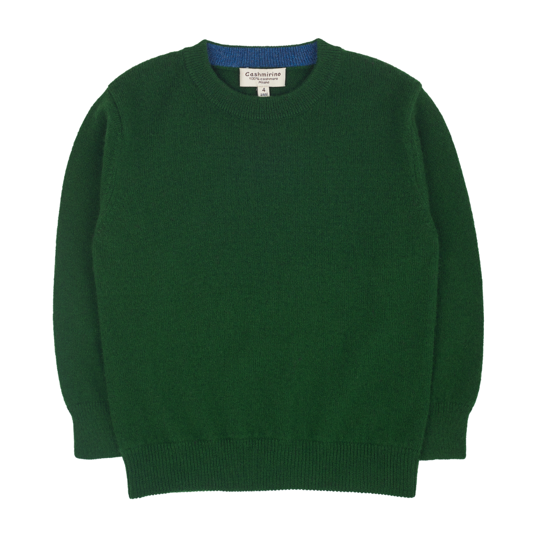 Boy - Nico Classic Crew Neck Jumper in 100% Lightweight Cashmere
