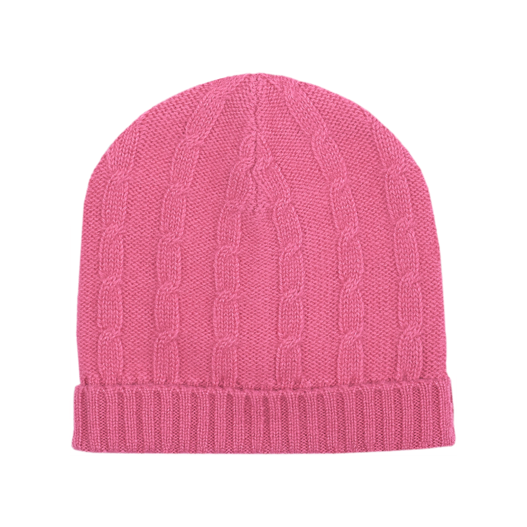 Girl - Peyton 100% Cashmere Cable Knit Hat