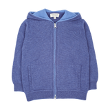 Boy - Manu 100% Cashmere Cardigan Hoodie with Elbow Patches